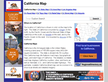 Tablet Screenshot of california-map.org